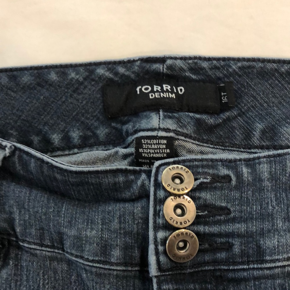 Used pair of Torrid jeans.
